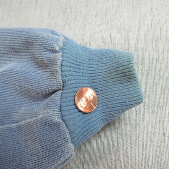 Vintage Outerwear From Sears Jacket Mens XL Blue Corduroy Bomber Rustic Grunge - Picture 7 of 11